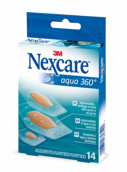Nexcare™ Aqua 360° Tiras 14 uds