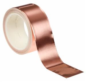 3M™ EMI Copper Foil Shielding Tape 1181, 2 in x 18 yd (50,80 mm x 16.5 m), 5 per case image 3M™ EMI Copper Foil Shielding Tape 1181, 2 in x 18 yd (50,80 mm x 16.5 m), 5 per caseimage