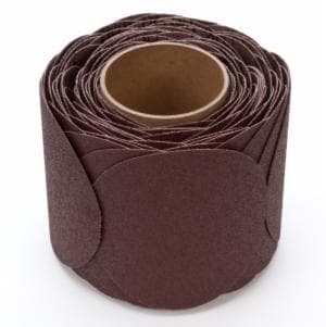 3M™ Stikit Cloth Disc Roll 341D, 60 X-weight, 5 in x NH, Die 500X, 100 discs/roll, 4 rolls/Case image 3M™ Stikit Cloth Disc Roll 341D, 60 X-weight, 5 in x NH, Die 500X, 100 discs/roll, 4 rolls/Caseimage