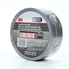 3M™ Value Duct Tape 1900 Silver, 1.88 in x 50 yd 5.8 mil