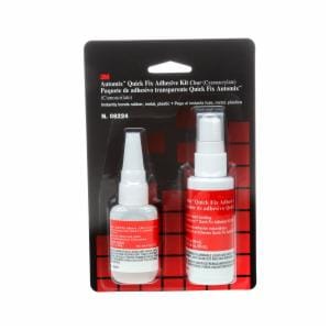 3M™ Quick Fix Adhesive 08224, Kit 0.7 oz adhesive/2.0 oz accelerator Bottles, 6/Caseimage