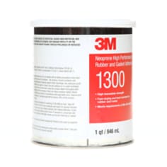 3M™ Neoprene High Perf Rubber & Gasket Adh 1300 Yellow, 1 Quart