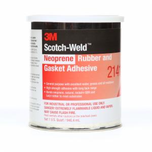 3M™ Neoprene Rubber and Gasket Adhesive 2141, Light Yellow, 1 Quart, 1 Can/Case, Sampleimage