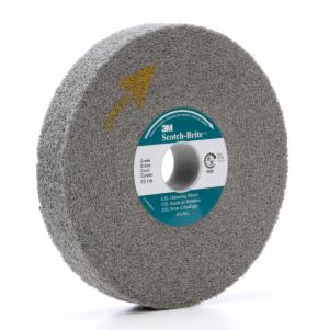 Scotch-Brite EXL Deburring Convolute Wheel, XL-WL, 8S Fine, 4 in x 5/8 in x 1 in, 3 ea/Caseimage