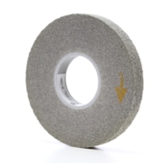 Scotch-Brite™ EXL Deburring Wheel, 8 in x 1 in x 3 in 8S FIN. Scotch-Brite™ EXL Deburring Wheel features a hard, dense consistency that quickly deburrs, finishes, and polishes all types of metals, composites, glass and leaves a smooth, clean surface. Its conformable characteristic makes the wheel ideal for deburring stamped or laser cut parts, or for finishing after belt sanding.,  61500126711
