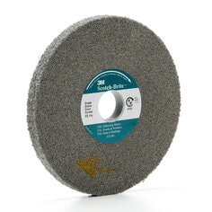 Scotch-Brite™ EXL Deburring Wheel, XL-WL, FIN, 6 in x 1/2 in x 1 in (15.24 cm x 1.27 cm x 2.54 cm)