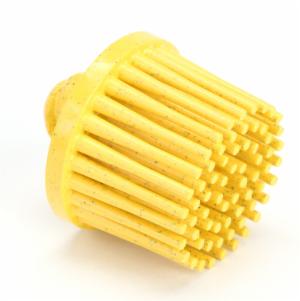 Scotch-Brite Roloc Bristle Disc, 07531, RD-ZB, 80 Yellow, 1 in, 4 ea/Caseimage