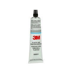 3M™ Plastic and Emblem Adhesive, 08061, 5 oz Tube, 6 per case