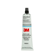 3M™ Plastic and Emblem Adhesive, 08061, 5 oz Tube, 6 per case