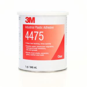 3M™ Industrial Plastic Adhesive 4475, Clear, 1 Quart, 12 Can/Case image 3M™ Industrial Plastic Adhesive 4475, Clear, 1 Quart, 12 Can/Caseimage