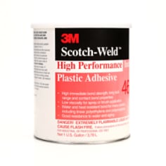 3M™ High Perf Industrial Plastic Adh 4693 Light Amber, 1 gal