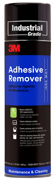 3M™ Adhesive Remover - Low VOC <20% Clear, Net Wt 18.7 oz