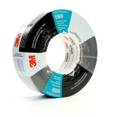 3M™ Extra Heavy Duty Duct Tape 6969 Black, 48mmx54.8 m 10.7 mil