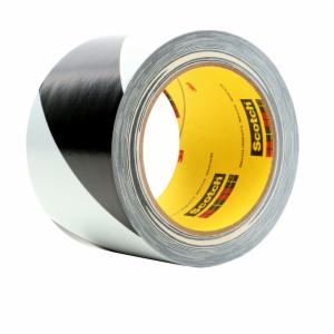 3M™ Safety Stripe Vinyl Tape 5700, Black/White, 3 in x 36 yd, 5.4 mil, 12 Roll/Caseimage