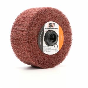 Standard Abrasives MD Mini-Brush 875711, 4-1/2 in x 2 in x 5/8-11 FB036 A XCS Medium Density, 2 ea/Caseimage