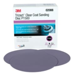 3M™ Trizact™ Hookit™  Discs of Foam, 3 inches, grain p1500, 0208