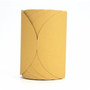 3M™ Stikit Gold Film Disc Roll, 01363, 6 in, P80 grade, 100 discs per roll, 4 rolls per caseimage