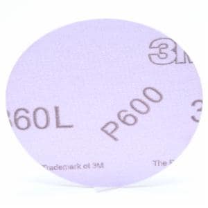 3M™ Hookit Film Disc 360L, P500, 5 in x NH, D/F 5HL, Die 500FH, 100/Carton, 500 ea/Caseimage