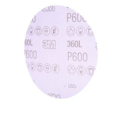 3M™ Hookit™ Film Disc 360L, 5 in x NH P600