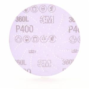 3M Xtract Film Disc 360L, P400 3MIL, 5 in, Die 500LG, 100/Carton, 500 ea/Caseimage