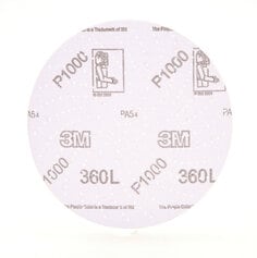 3M™ Clean Sanding Disc 360L, 20806, 6 in P1000