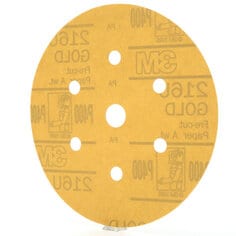 3M™ Hookit™ Gold Disc D/F 216U, 01073, 6 in, P400A