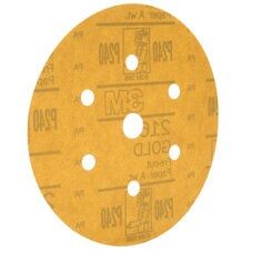 3M™ Hookit™ Gold Disc D/F 216U, 01077, 6 in, P240A