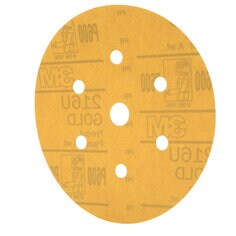 3M™ Hookit™ Gold Paper Disc D/F, 01091, 6 in, P600A