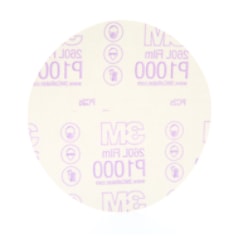 3M Red Abrasive Finishing Film Stikit Disc, 01104, 6 in, P1000