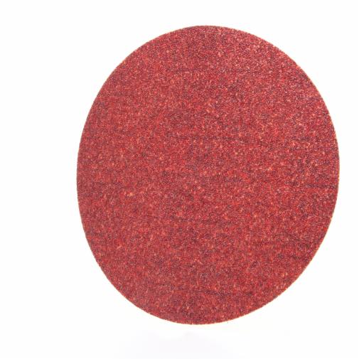 316U Series Abrasive Disc, 6 in Dia, P500 Grit, PSA, Red