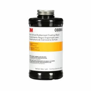 3M™ Body Schutz Rubberized Coating Black 08864, 1 Quart, 6/Caseimage