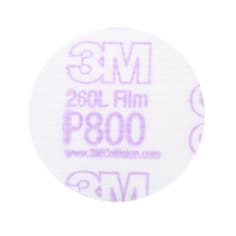 3M™ Hookit™ Finishing Film Disc, 260L, 00910, P800, 3 in (7.6 cm