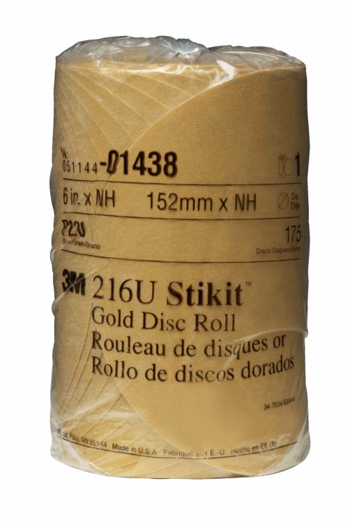 3M(TM) Stikit(TM) Gold Disc Rolls, PN 01438