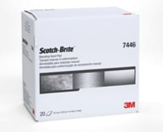 Scotch-Brite™ BlendingHandPad7446, 6"x9", S-MED,Gray,65056, Pkg