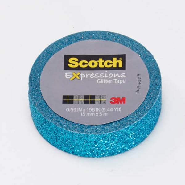Scotch Expressions Glitter Tape C514-BLU