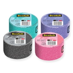 Scotch Expressions Glitter Tape 0.59 x 196 Black - Office Depot