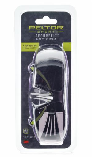 Peltor Sport SecureFit Safety Eyewear, SF400-PC-8, Clear/AF Lens, 8 ea/csimage
