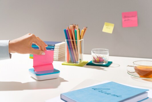 Post-it Super Sticky Anwendungsbild