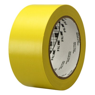 Băng Keo 3M™ Vinyl Tape 764, Màu Vàng, Lõi Giấy, 49 in x 36 yd, 3 Cuộn/Thùng