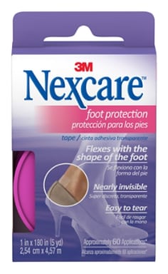 Foot Protection Tape, 1 roll, 1" x 5 yds.