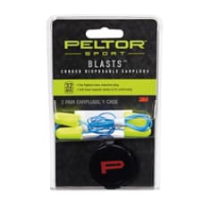 Peltor(TM) Sport Blasts(TM) Corded Disposable Earplugs 97081-10C
