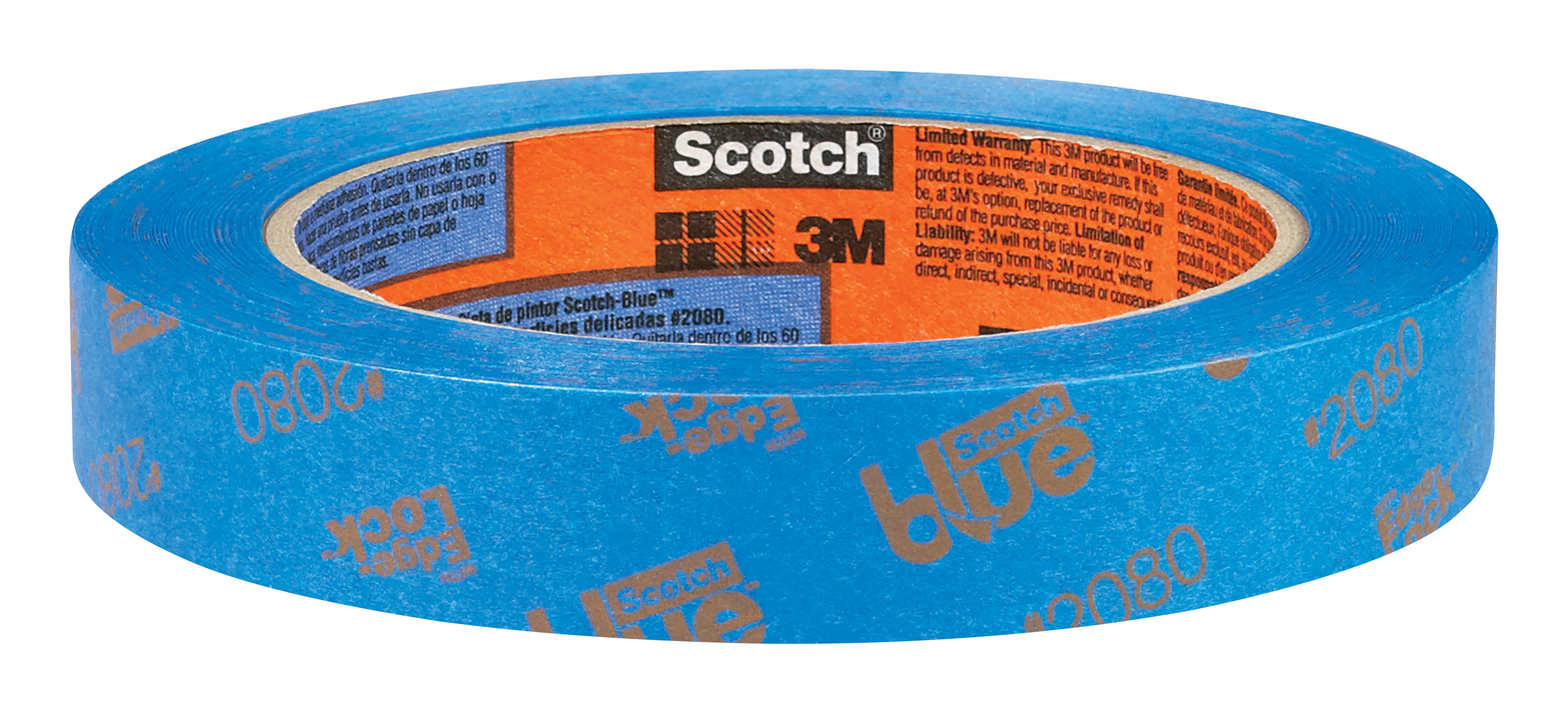 PacknTape 2080EL18E ScotchBlue™ Painter's Tape, .70 in x 60 yd (18 mm x 54,8 m)