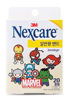 넥스케어™ 일반형 밴드 - 마블 20매