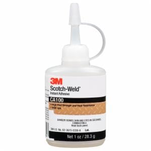 3M™ Scotch-Weld Instant Adhesive CA100, Clear, 1 fl oz, 12 Bottles/Case image 3M™ Scotch-Weld Instant Adhesive CA100, Clear, 1 fl oz, 12 Bottles/Caseimage