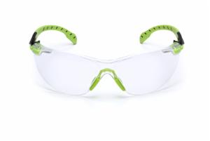 3M™ Solus 1000-Series Safety Glasses S1201SGAF, Green/Black, Clear Scotchgard Anti-Fog Lens, 20 EA/Caseimage
