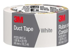 Scotch(R) White Duct Tape 1020-WHT-A