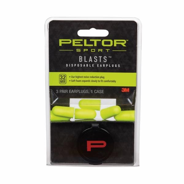 Peltor Sport Blasts Disposable Earplugs 97080-10C
