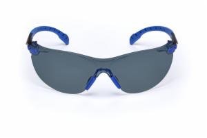 3M™ Solus 1000-Series Safety Glasses S1102SGAF, Black/Blue, Grey Scotchgard Anti-Fog Lens, 20 EA/Caseimage