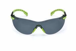 3M™ Solus 1000-Series Safety Glasses S1202SGAF, Green/Black, Grey Scotchgard Anti-Fog Lens, 20 EA/Caseimage