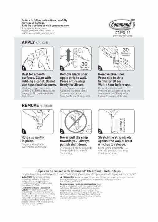 Command Adjustables Repositionable Hooks, 14 Hooks per Pack | Canadian Tire
